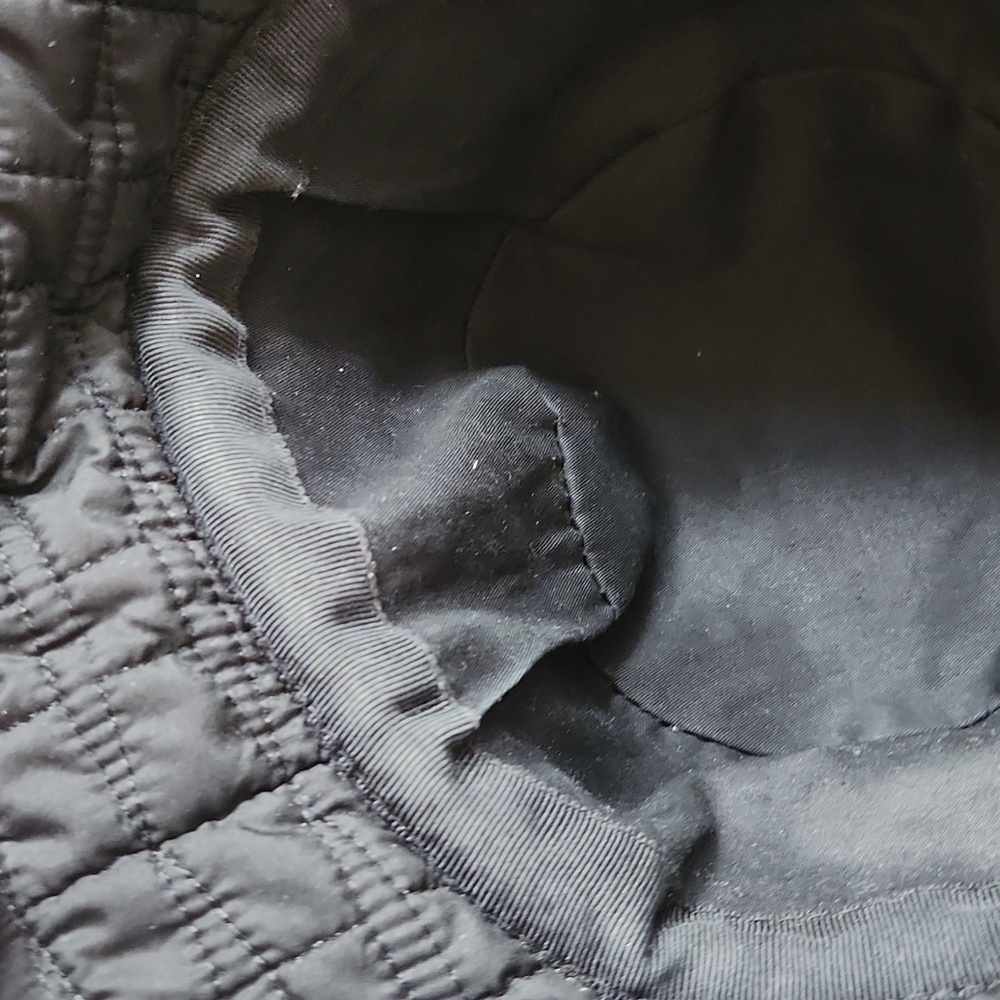 Kate Spade Black Quilted Bucket Hat with Bow - Picture 9 of 9